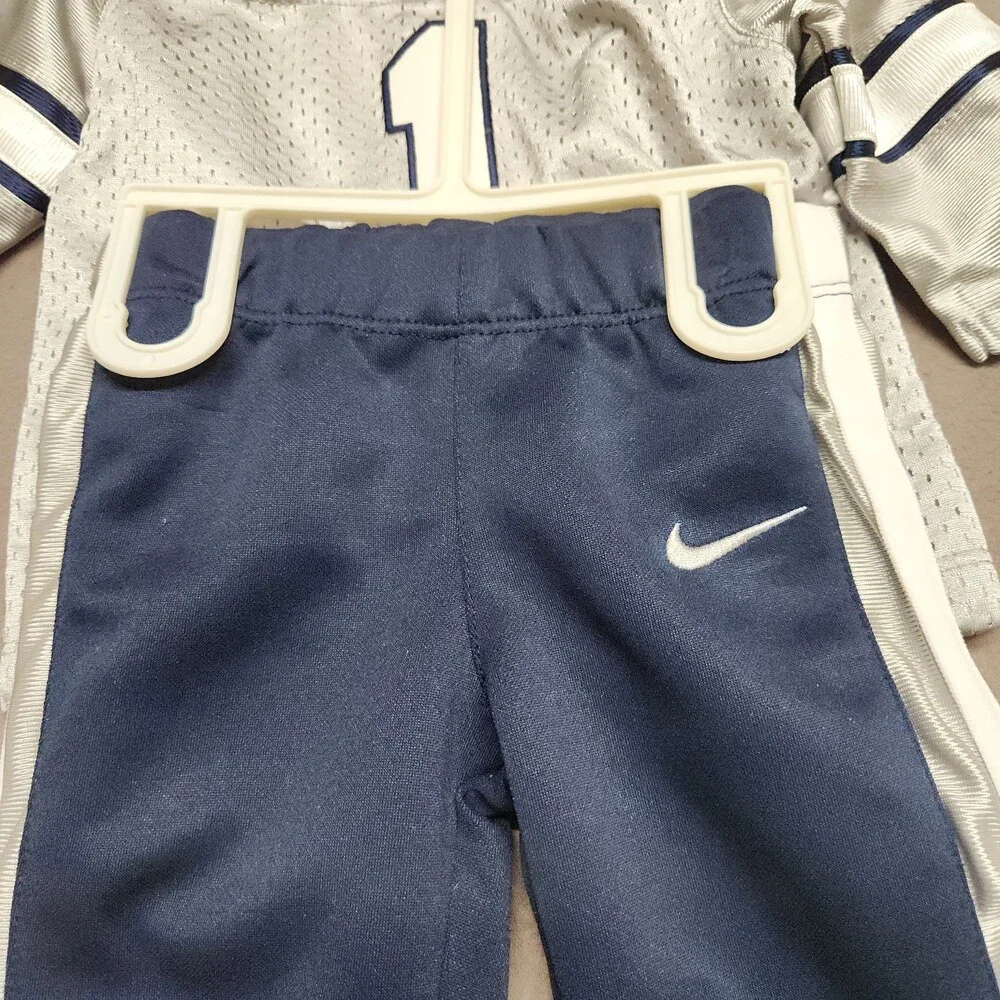 Nike Penn State Lions Infant 2Pc Football Jersey Outfit Track Suit 3/6M 167